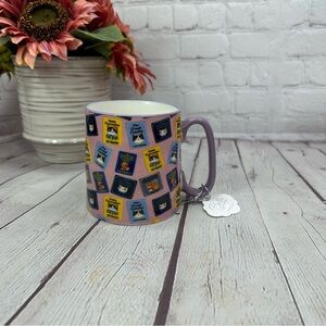 NWT bella planet cat by angie rozelaar Colorful cat-Themed Mug